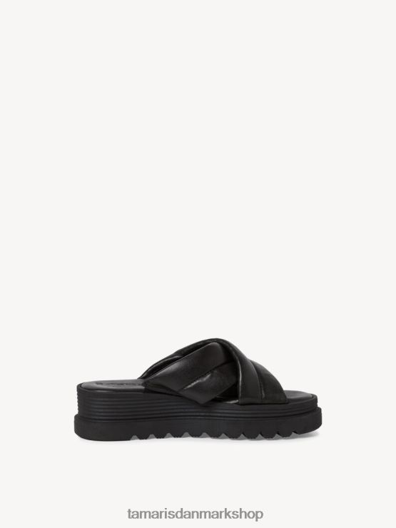 Tamaris Kvinder lædermule - sort XVXV8T315 sko