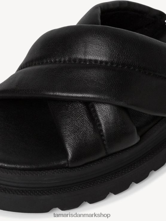 Tamaris Kvinder lædermule - sort XVXV8T315 sko