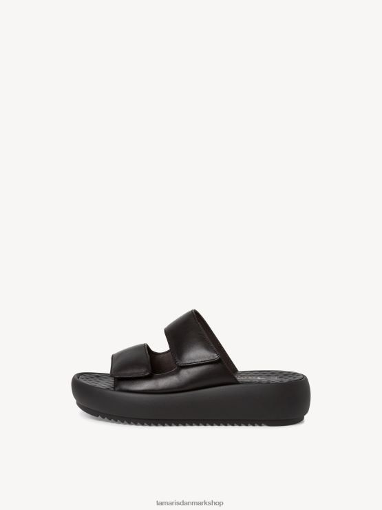 Tamaris Kvinder lædermule - sort XVXV8T333 sko