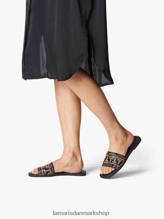 Tamaris Kvinder lædermule - sort XVXV8T455 sko