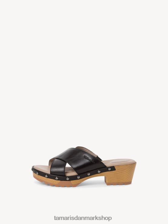 Tamaris Kvinder lædermule - sort XVXV8T536 sko