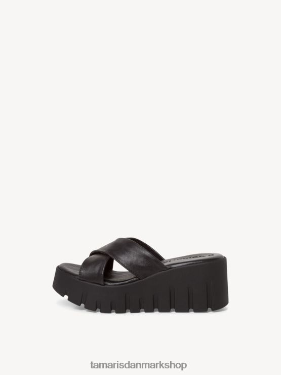 Tamaris Kvinder lædermule - sort XVXV8T548 sko