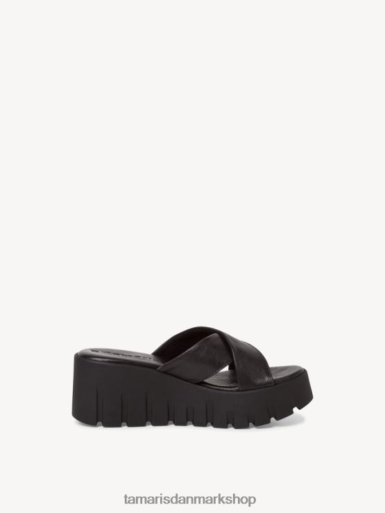 Tamaris Kvinder lædermule - sort XVXV8T548 sko