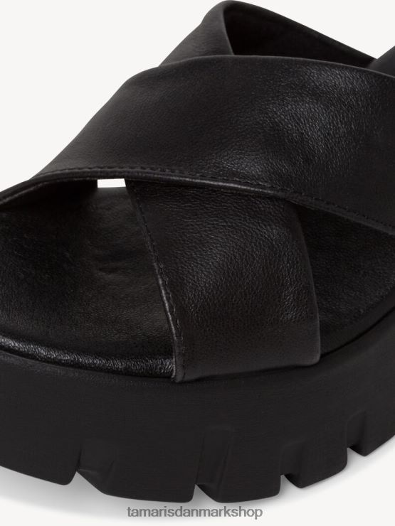 Tamaris Kvinder lædermule - sort XVXV8T548 sko