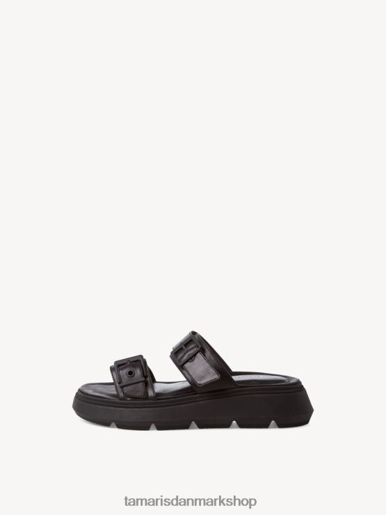 Tamaris Kvinder lædermule - sort XVXV8T640 sko