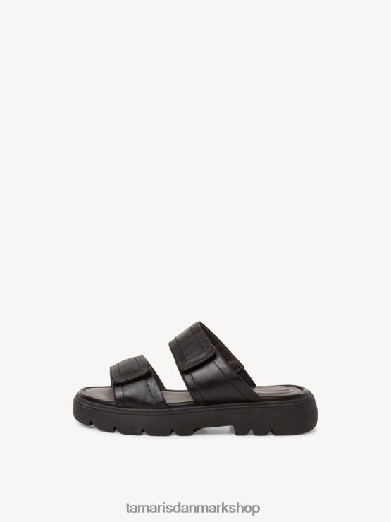 Tamaris Kvinder lædermule - sort XVXV8T822 sko