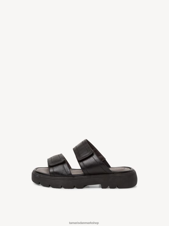 Tamaris Kvinder lædermule - sort XVXV8T822 sko