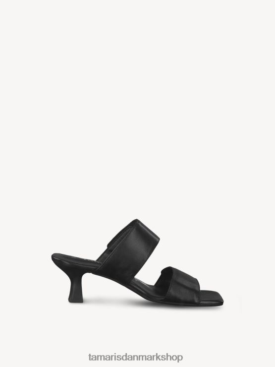 Tamaris Kvinder lædermule - sort XVXV8T829 sko