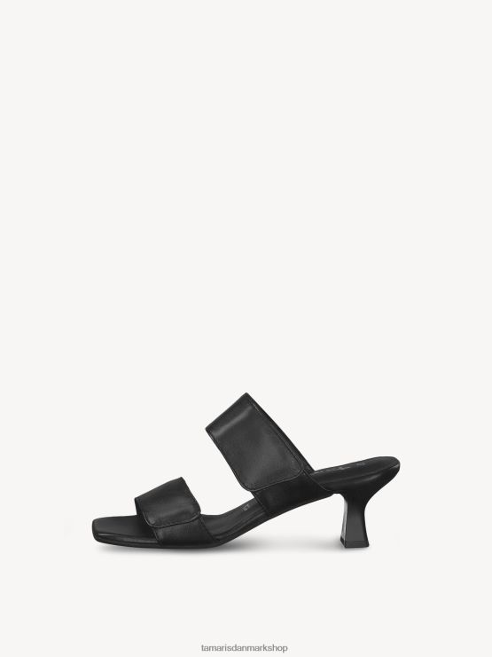 Tamaris Kvinder lædermule - sort XVXV8T829 sko