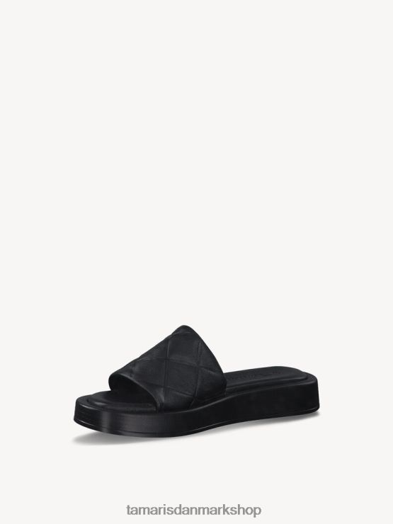 Tamaris Kvinder lædermule - sort/sort uni XVXV8T2095 sko