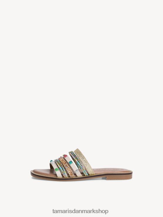 Tamaris Kvinder muldyr - beige/elfenben multi XVXV8T1522 sko