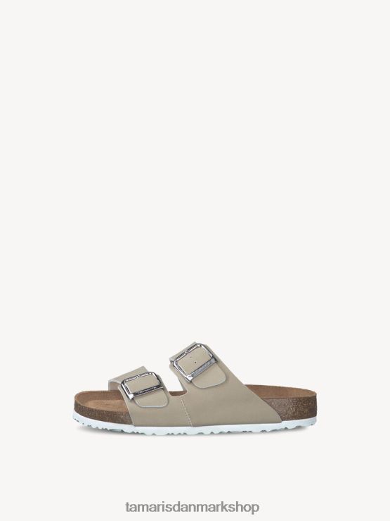Tamaris Kvinder muldyr - beige/taupe nubuc XVXV8T402 sko