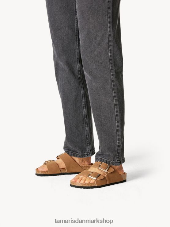 Tamaris Kvinder muldyr - brun/cognac nubuc XVXV8T413 sko