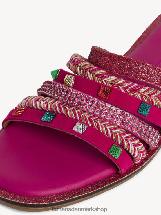 Tamaris Kvinder muldyr - pink/fuxia multi XVXV8T119 sko