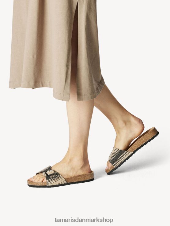 Tamaris Kvinder muldyr - sort/jutesort XVXV8T280 sko