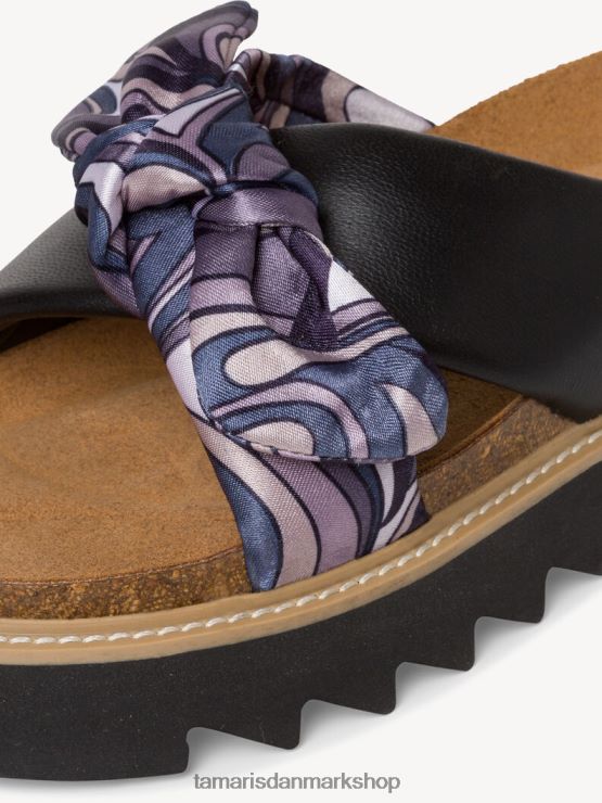 Tamaris Kvinder muldyr - sort/sort kam XVXV8T11 sko