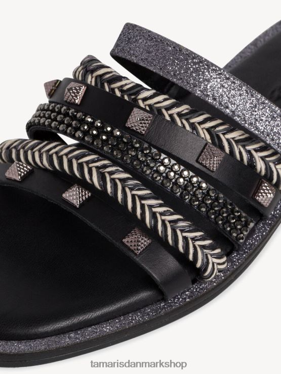 Tamaris Kvinder muldyr - sort/sort multi XVXV8T269 sko