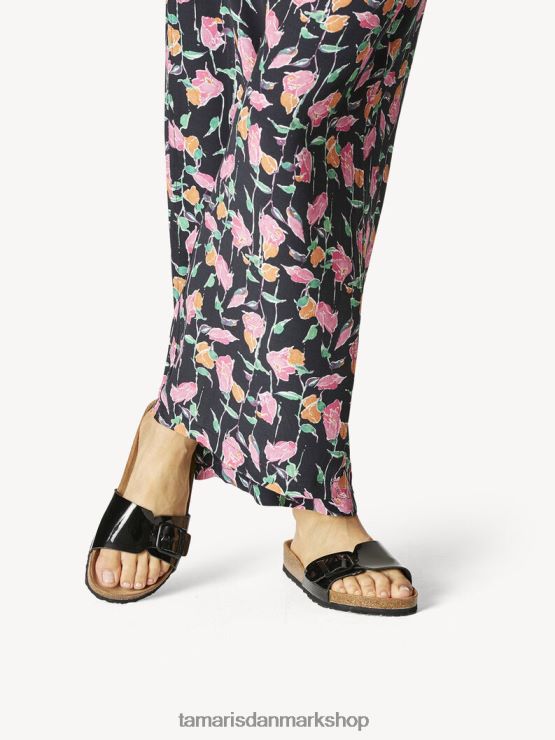 Tamaris Kvinder muldyr - sort/sort patent XVXV8T926 sko