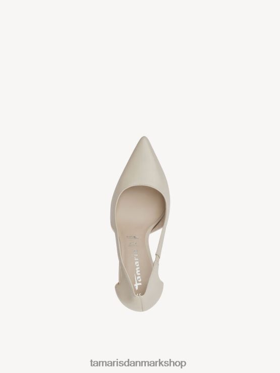 Tamaris Kvinder læder pumps - beige/elfenben XVXV8T159 sko