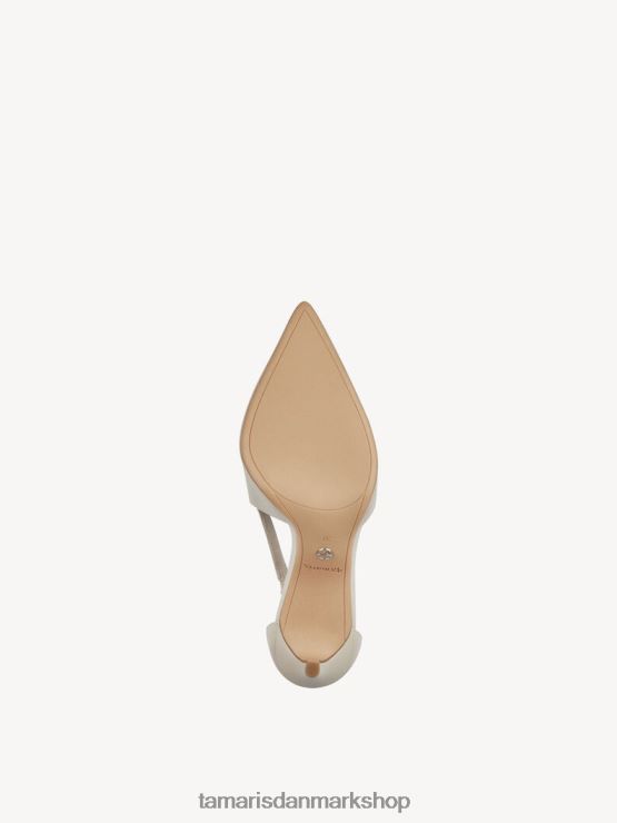 Tamaris Kvinder læder pumps - beige/elfenben XVXV8T159 sko