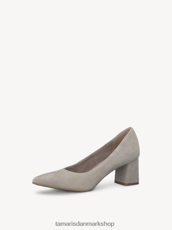 Tamaris Kvinder læder pumps - beige/elfenben XVXV8T932 sko