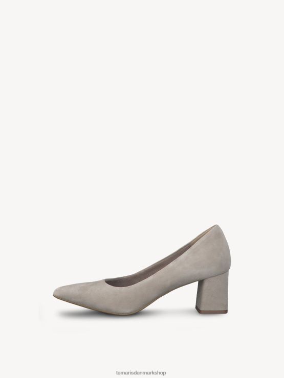 Tamaris Kvinder læder pumps - beige/elfenben XVXV8T932 sko