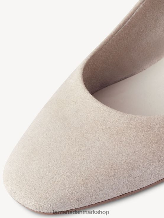 Tamaris Kvinder læder pumps - beige/elfenben XVXV8T96 sko