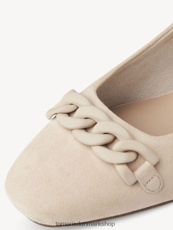 Tamaris Kvinder læder pumps - beige/nøgen XVXV8T1957 sko