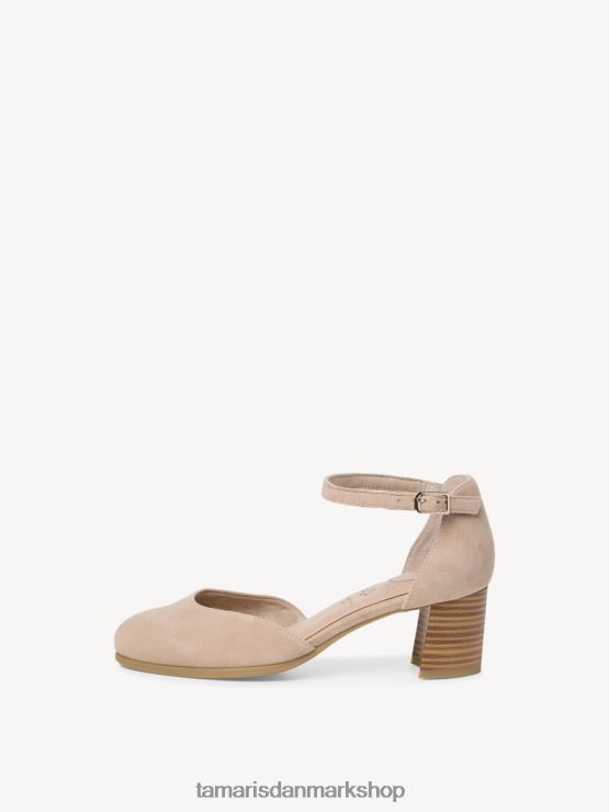 Tamaris Kvinder læder pumps - beige/sand XVXV8T1709 sko
