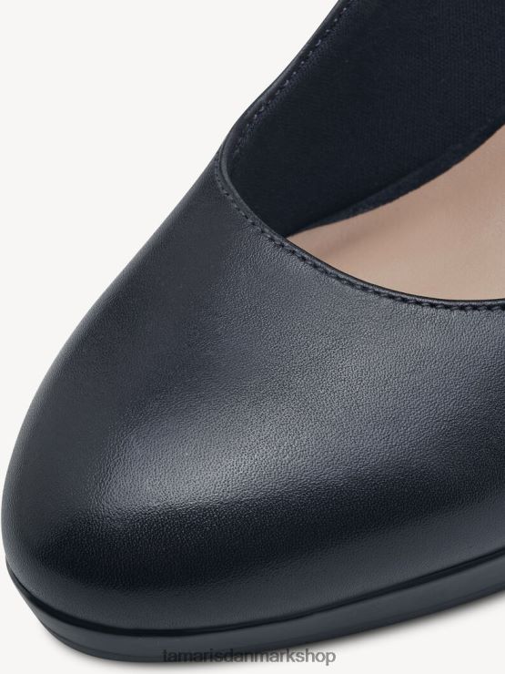 Tamaris Kvinder læder pumps - blå/marineblå XVXV8T1645 sko