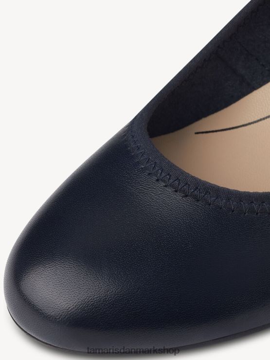 Tamaris Kvinder læder pumps - blå/marineblå XVXV8T901 sko