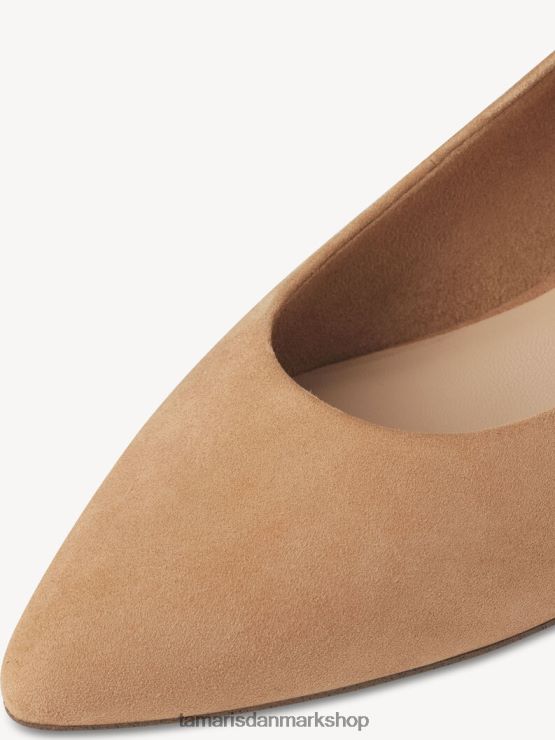 Tamaris Kvinder læder pumps - brun/kamel XVXV8T1946 sko