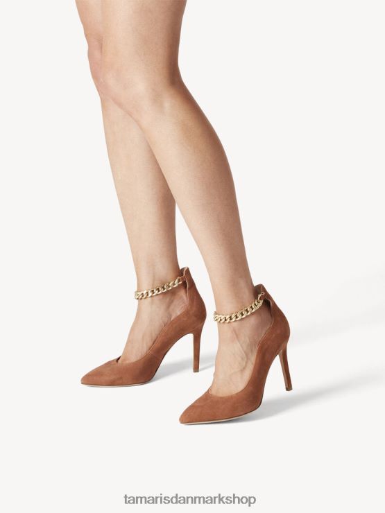 Tamaris Kvinder læder pumps - brun/muscat XVXV8T2329 sko