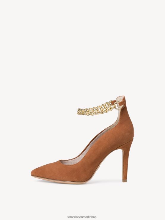 Tamaris Kvinder læder pumps - brun/muscat XVXV8T2329 sko