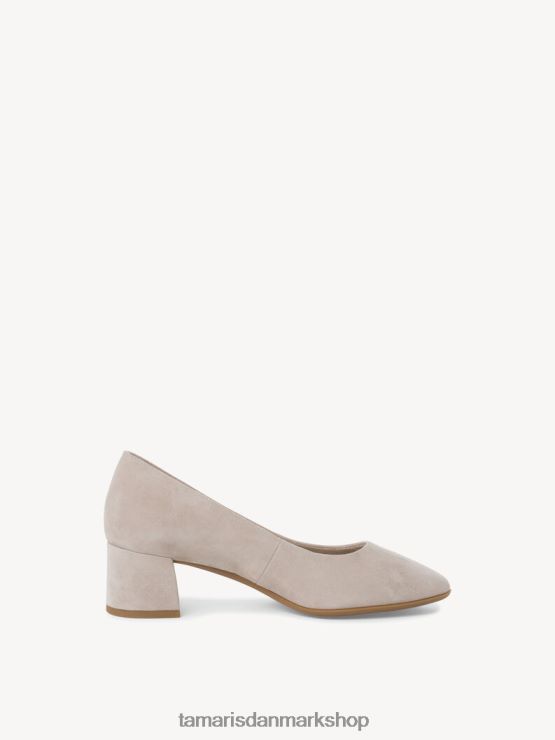 Tamaris Kvinder læder pumps - brun/taupe ruskind XVXV8T1298 sko