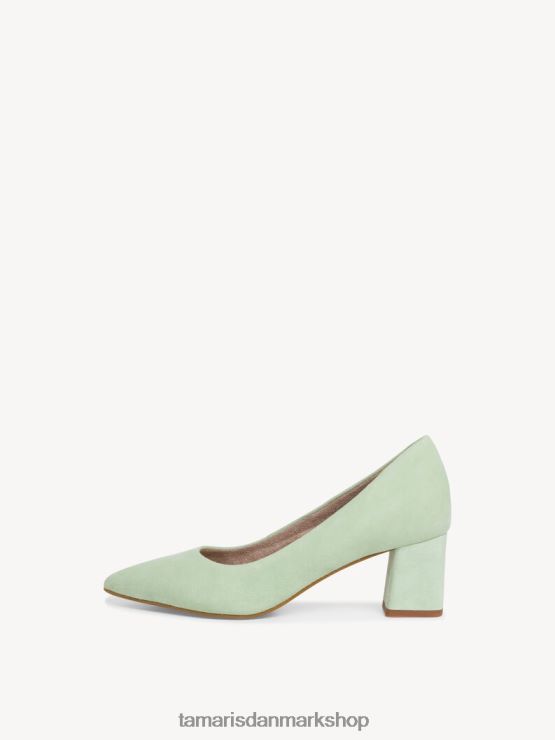 Tamaris Kvinder læder pumps - grøn/mint XVXV8T1350 sko