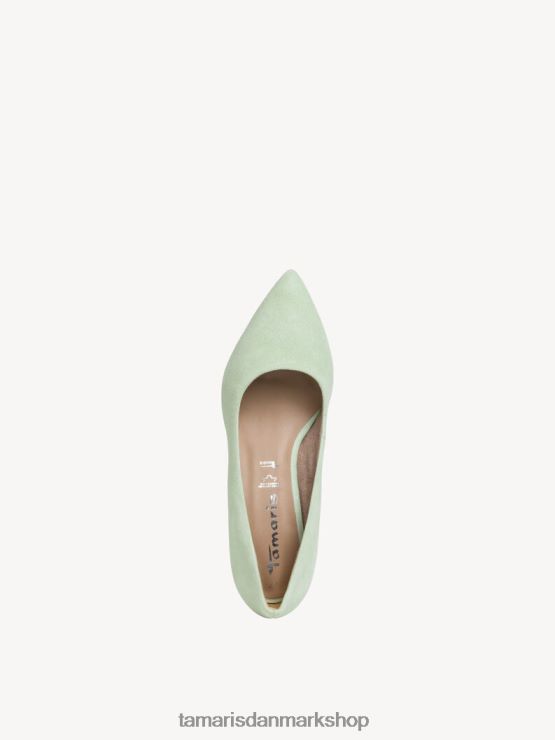 Tamaris Kvinder læder pumps - grøn/mint XVXV8T1350 sko