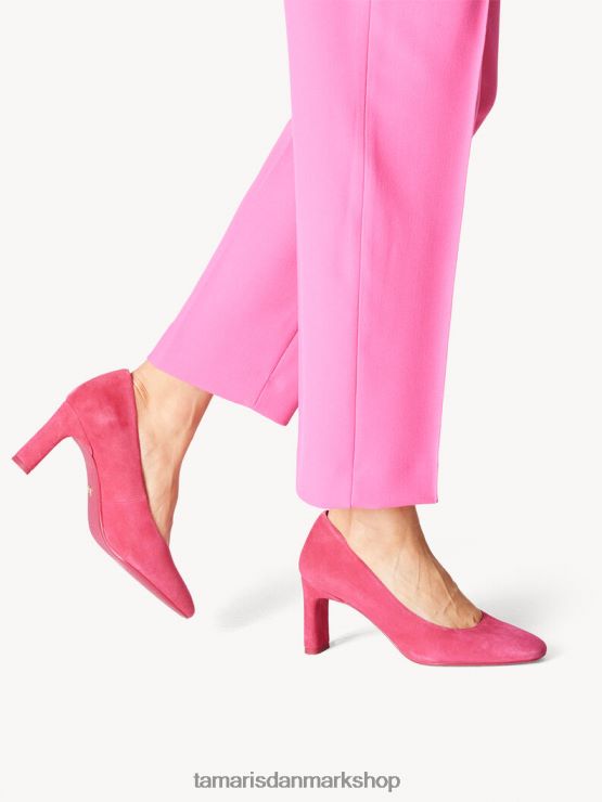 Tamaris Kvinder læder pumps - pink/fuxia XVXV8T467 sko