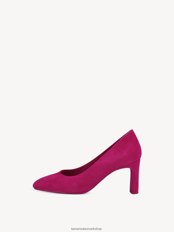 Tamaris Kvinder læder pumps - pink/fuxia XVXV8T467 sko