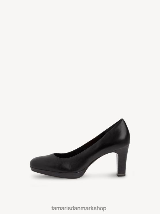 Tamaris Kvinder læder pumps - sort XVXV8T1581 sko