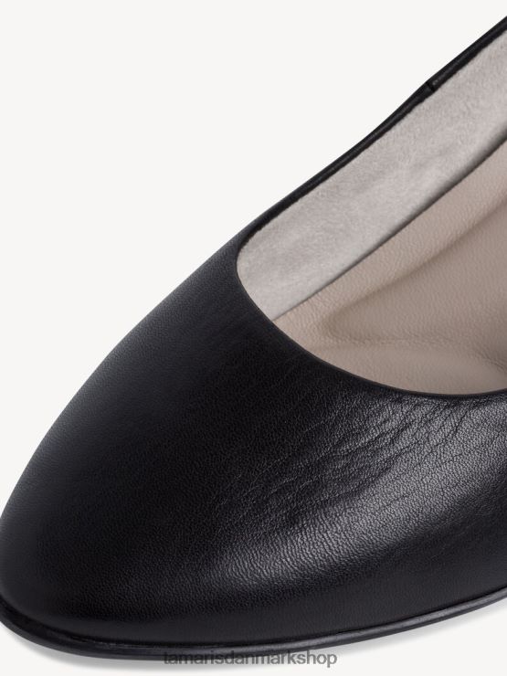 Tamaris Kvinder læder pumps - sort XVXV8T1594 sko