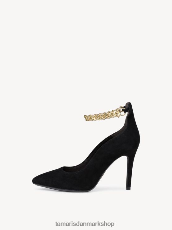 Tamaris Kvinder læder pumps - sort XVXV8T2356 sko
