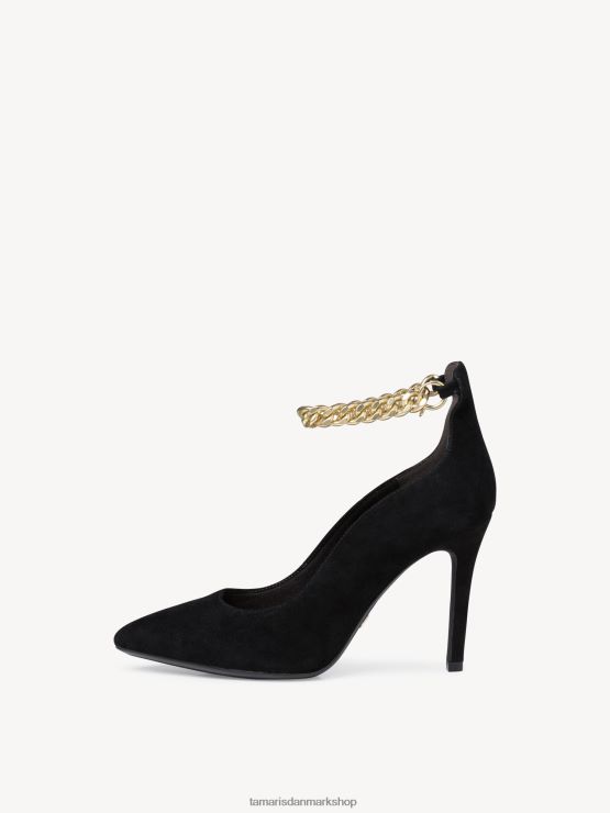 Tamaris Kvinder læder pumps - sort XVXV8T2356 sko