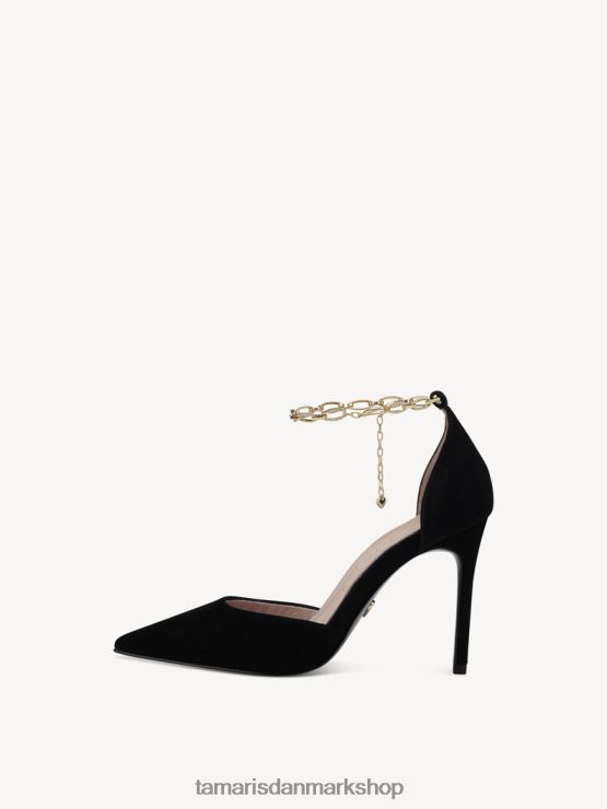 Tamaris Kvinder læder pumps - sort XVXV8T452 sko