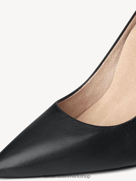 Tamaris Kvinder læder pumps - sort XVXV8T496 sko