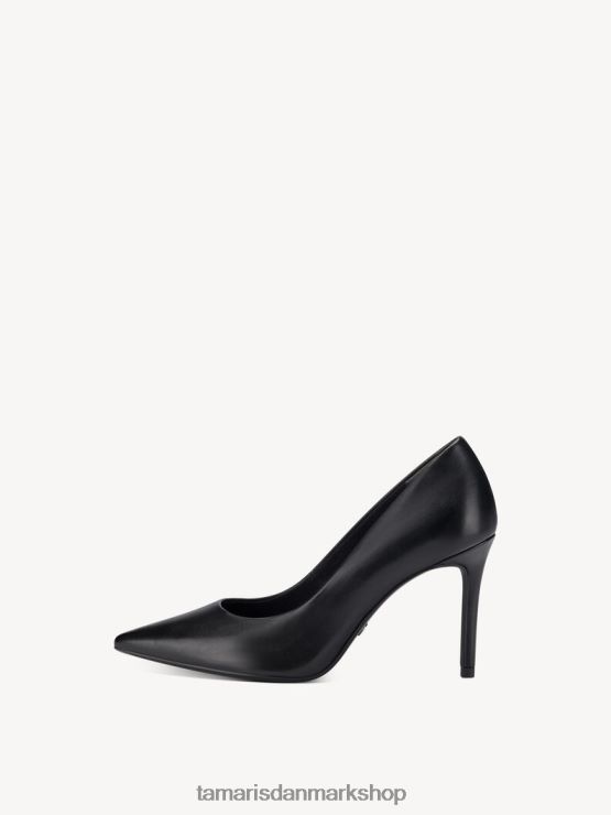 Tamaris Kvinder læder pumps - sort XVXV8T725 sko