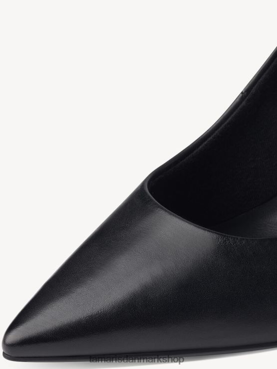 Tamaris Kvinder læder pumps - sort XVXV8T725 sko
