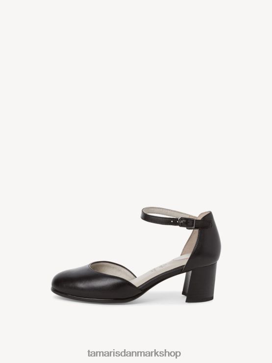 Tamaris Kvinder læder pumps - sort/sort nappa XVXV8T2014 sko