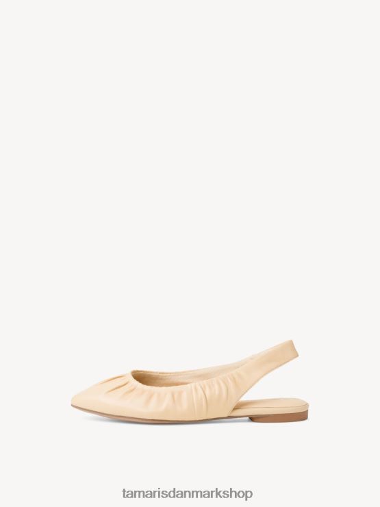 Tamaris Kvinder læder slyngepumper - gul/blød citron XVXV8T1971 sko