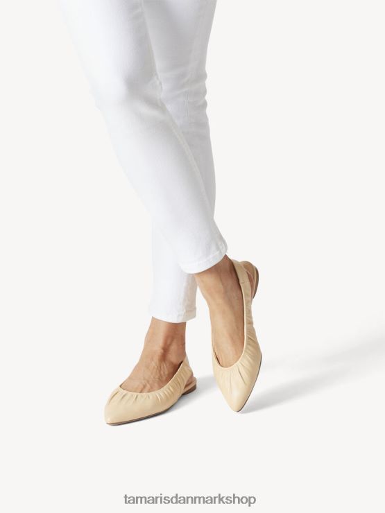 Tamaris Kvinder læder slyngepumper - gul/blød citron XVXV8T1971 sko